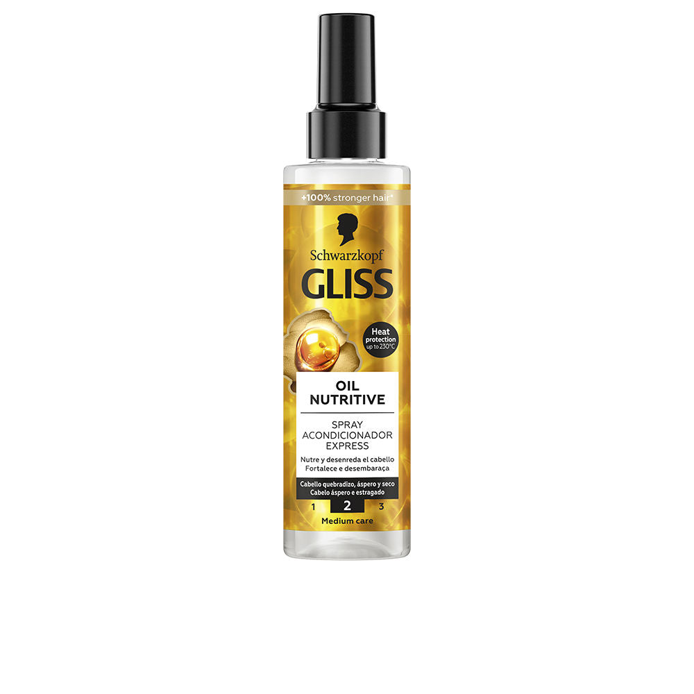 Schwarzkopf Mass Market Gliss Oil Nutritive Conditioner Spray 200 Ml