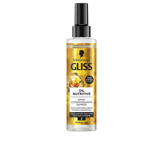 Schwarzkopf Mass Market Gliss Oil Nutritive Conditioner Spray 200 Ml