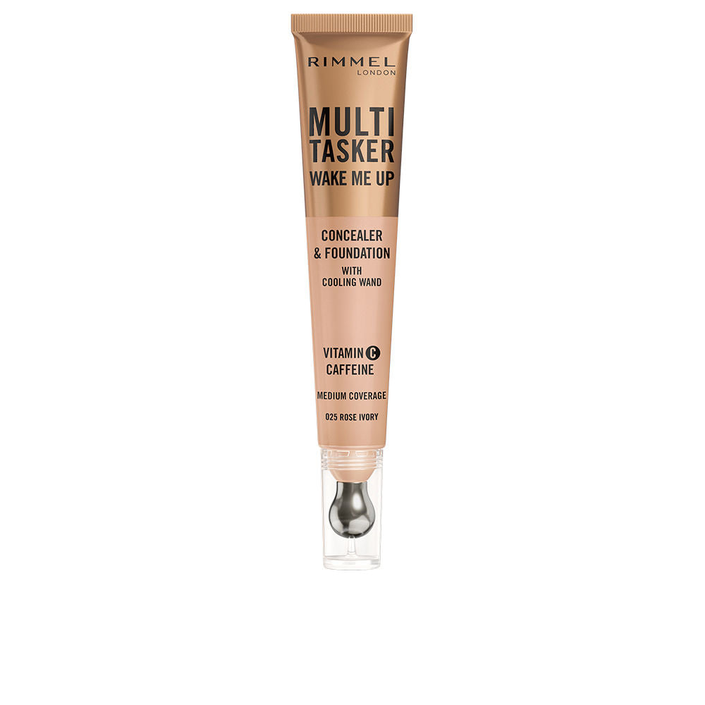 Rimmel London Multitasker Wake Me Up Concealer And Foundation #Rose Ivory 20 Ml - Salevare.com