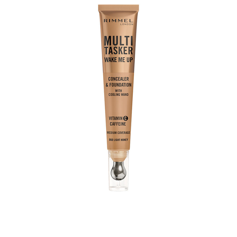 Rimmel London Multitasker Wake Me Up Concealer And Foundation #Light Honey 20 Ml - Salevare.com