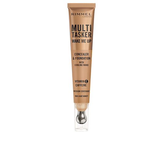 Rimmel London Multitasker Wake Me Up Concealer And Foundation #Light Honey 20 Ml - Salevare.com