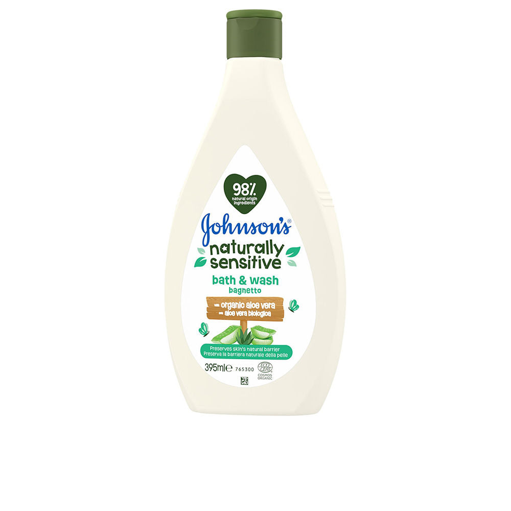 Johnson'S Baby Baby Bio Naturally Sensitive Aloe Vera Bath Gel 395 Ml - Salevare.com