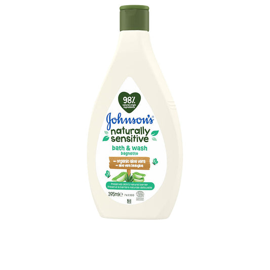 Johnson'S Baby Baby Bio Naturally Sensitive Aloe Vera Bath Gel 395 Ml - Salevare.com
