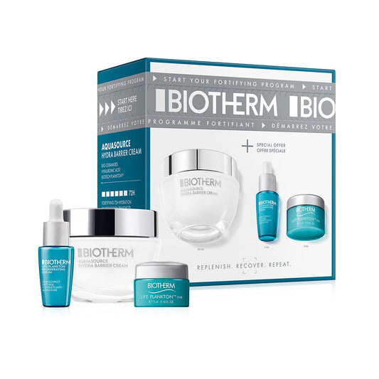 Biotherm Aquasource Hydra Barrier Cream Case 3 Pcs - Salevare.com