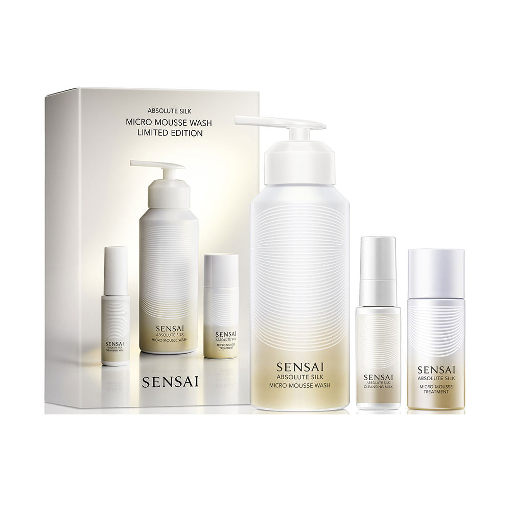 Sensai Absolute Silk Micro Mousse Wash Limited Case 3 Pcs - Salevare.com
