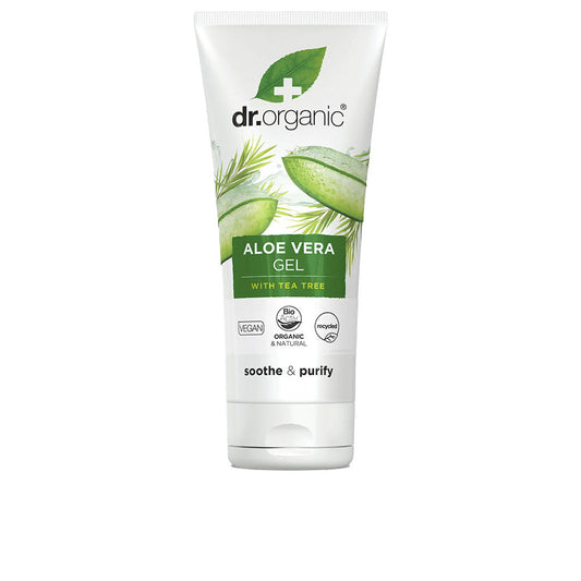 Dr. Organic Aloe Vera Gel With Tea Tree 200 Ml - Salevare.com