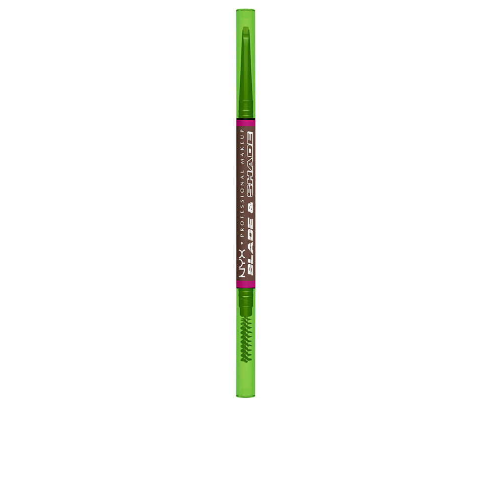 Nyx Professional Make Up Blade &Amp; Shade Nano Eyebrow Pencil #09-Brunette 1 Unit - Salevare.com
