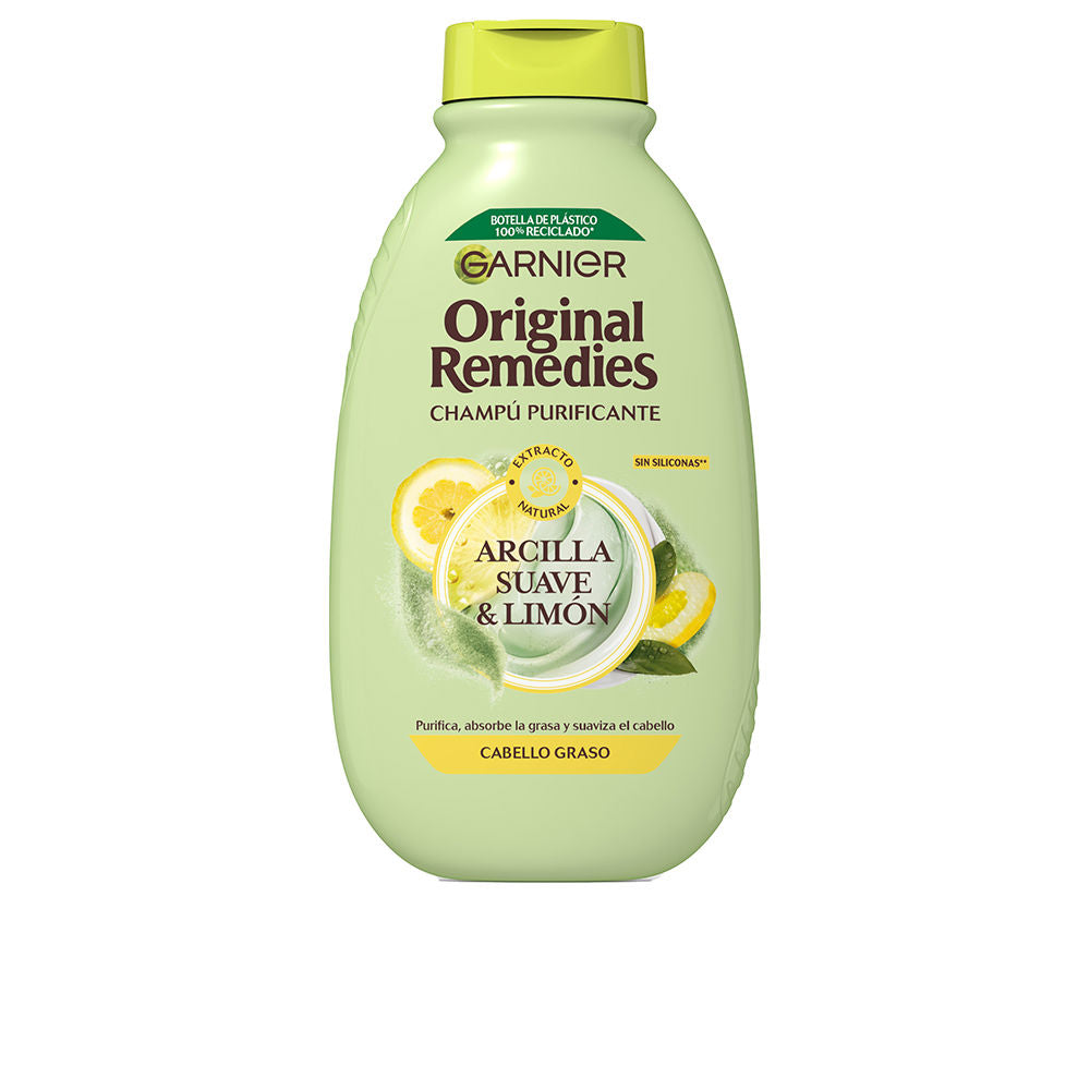 Garnier Original Remedies Gentle Clay And Lemon Shampoo 400 Ml