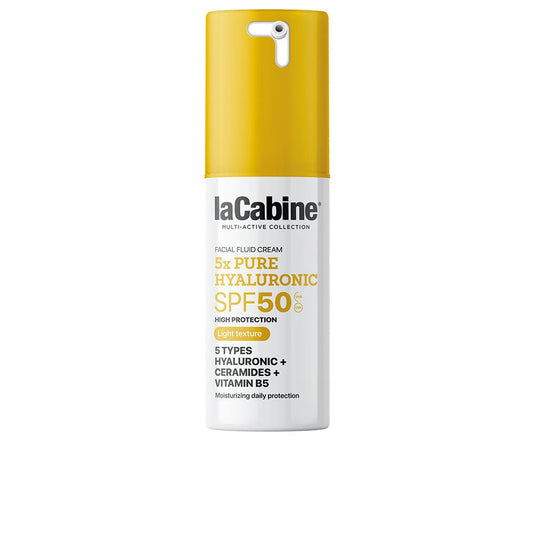 La Cabine 5X Pure Hyaluronic Facial Fluid Cream Spf50 30 Ml - Salevare.com