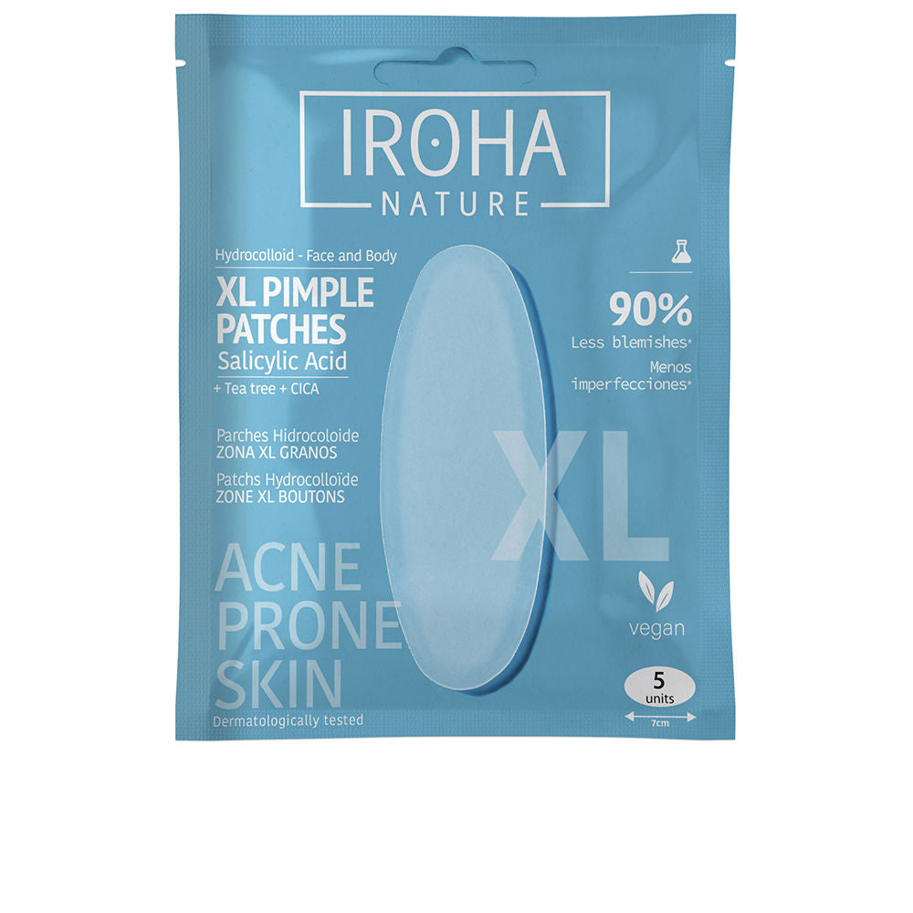Iroha Acne Prone Skin Hydrocolloid Patches Xl 5 Units - Salevare.com