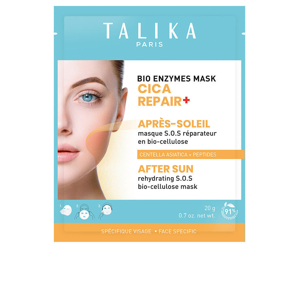 Talika Bio Enzymes Mask Cica Repair+ After Sun Ultra-Soothing Sos Repair Mask 20 Gr - Salevare.com