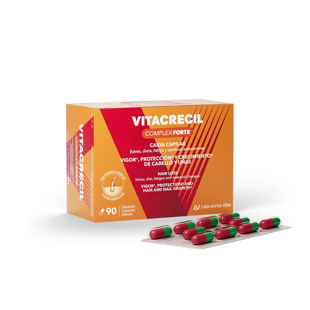 Vitacrecil Complex Vitacrecil Complex Forte Hair And Nails Capsules 90 Units - Salevare.com