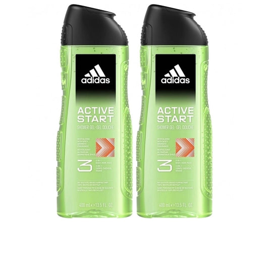 Adidas Adidas Active Start Shower Gel Lot 2 X 400 Ml - Salevare.com