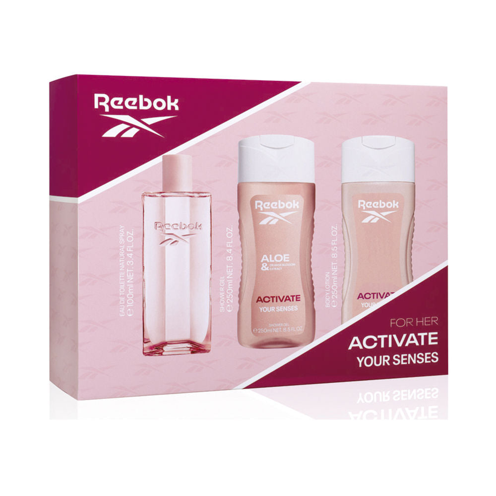 Reebok Activate Your Senses Woman Case 3 Pcs - Salevare.com