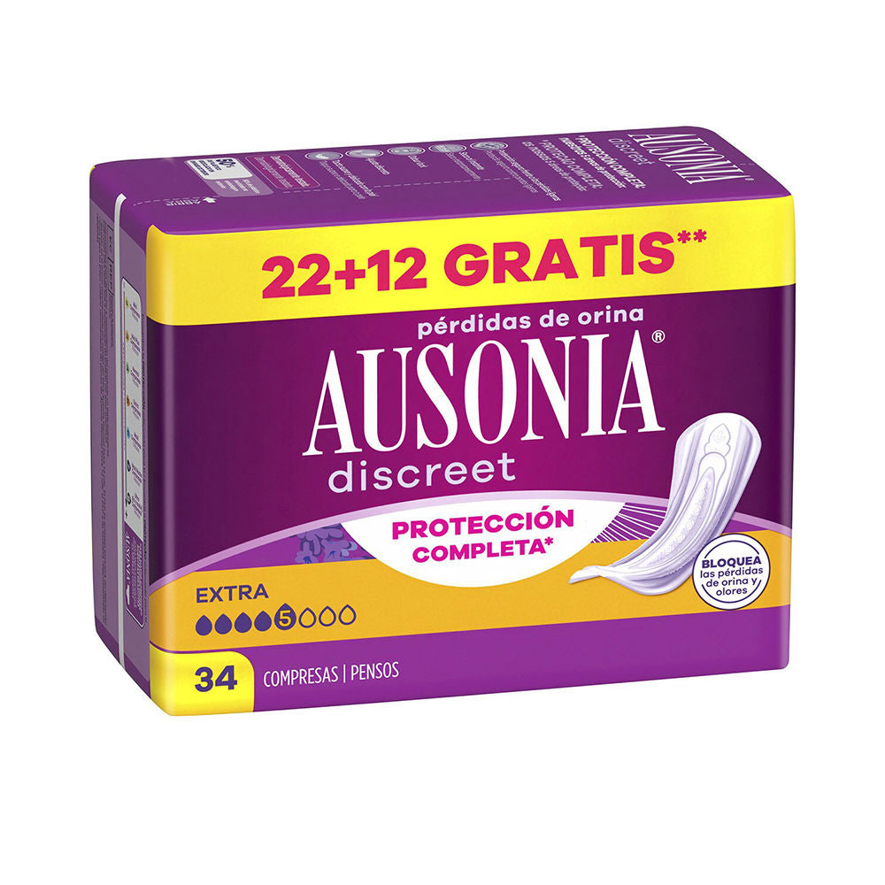 Ausonia Ausonia Discreet Extra Incontinence Pads 34 Units - Salevare.com