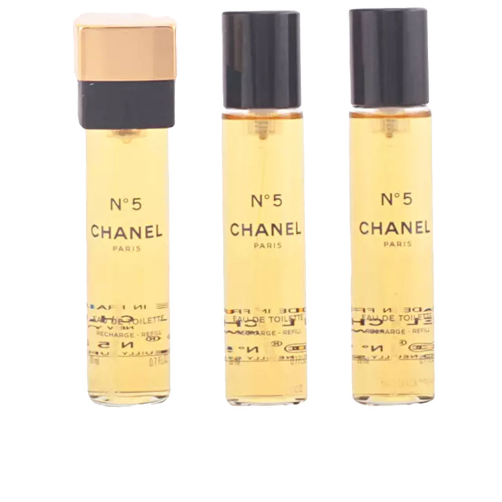 Chanel Nº 5 Eau De Toilette Purse Spray Refills 3 X 20 Ml - Salevare.com