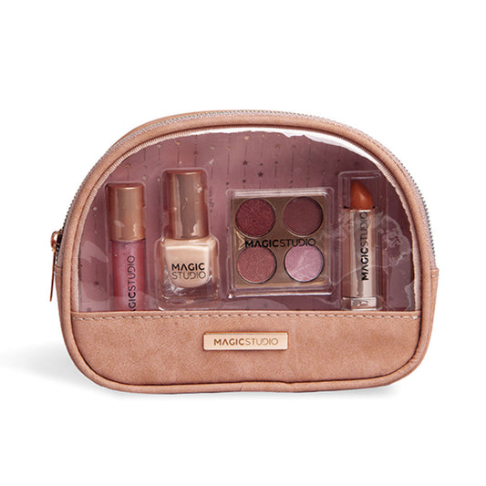 ROSE QUARTZ MAKEUP BAG LOT 4 pcs