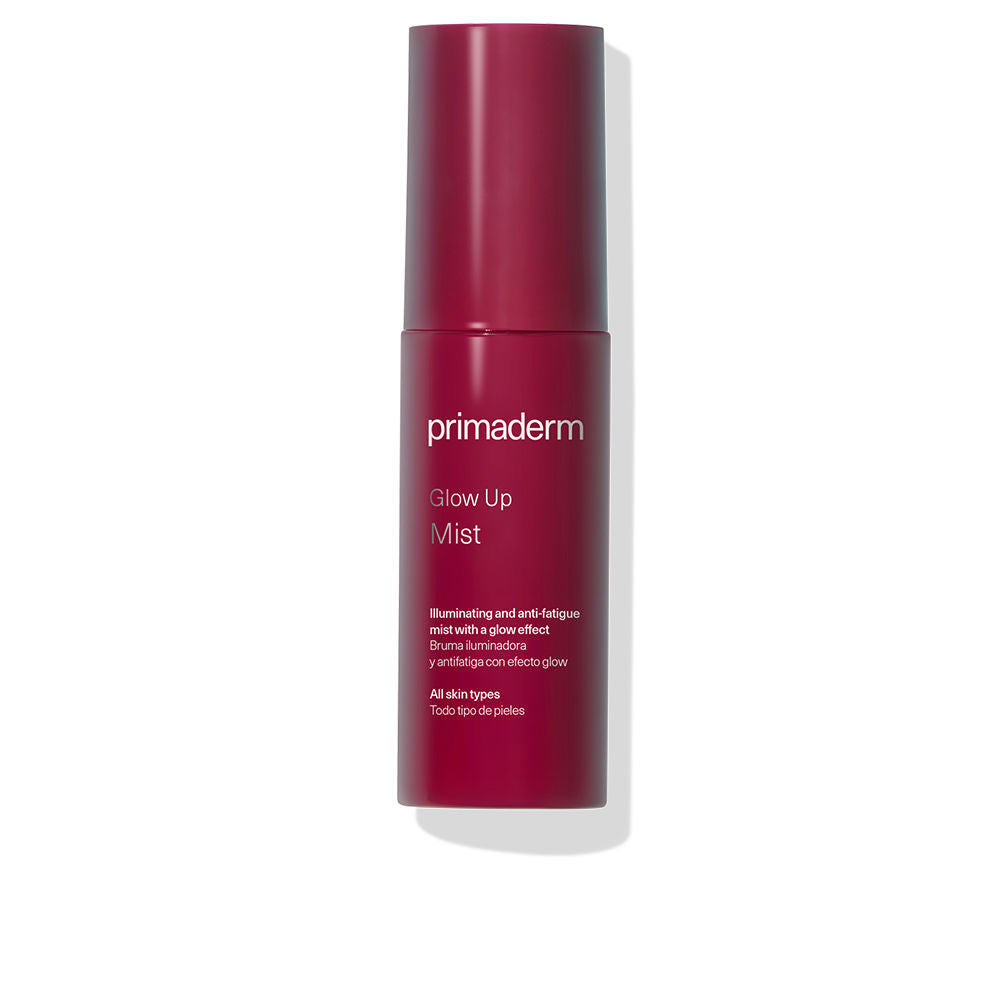 PRIMADERM GLOW UP MIST bruma iluminadora y antifatiga con efecto glow 50 ml