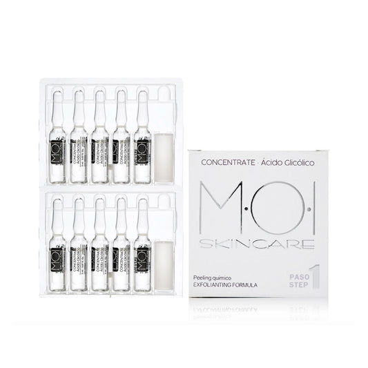 GLYCOLIC ACID facial ampoules 10 x 2 ml