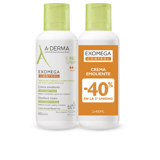 EXOMEGA CONTROL emollient cream pack 2 x 400 ml