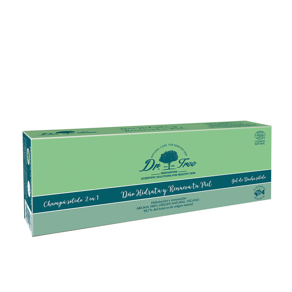 NATURAL SOLID SHAMPOO AND GEL MOISTURIZES AND RENEWS SENSITIVE SKIN CASE 2 pcs