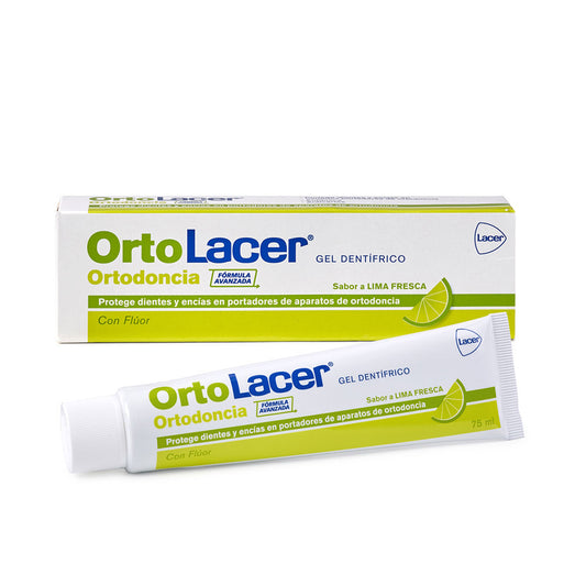 ORTOLACER gel dentífrico lima 75 ml