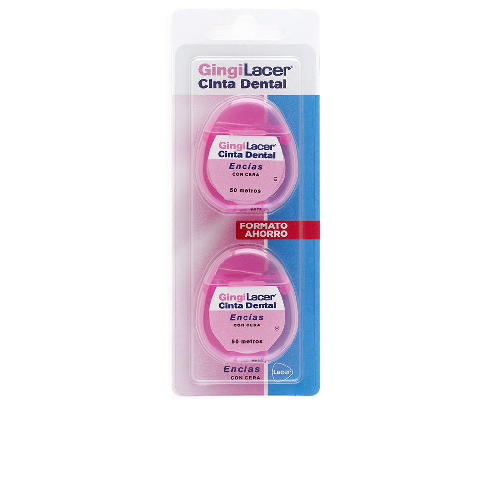 GINGILACER DENTAL TAPE PACK 2 x 50 meters
