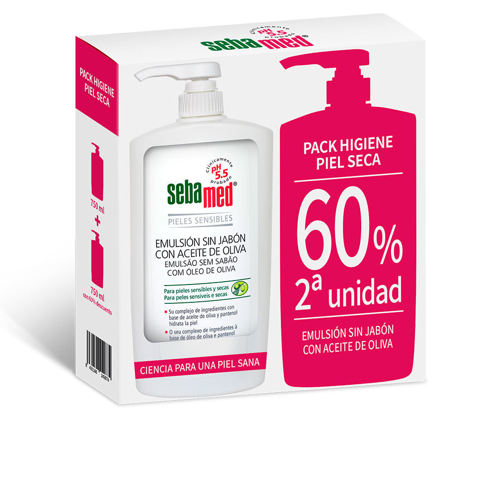 EMULSION WITHOUT SOAP bath gel with olive oil duo 2 x 750 ml