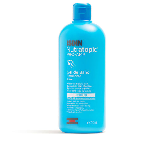 Isdin Nutratopic Pro-Amp Emollient Bath Gel For Atopic Skin 750 Ml - Salevare.com