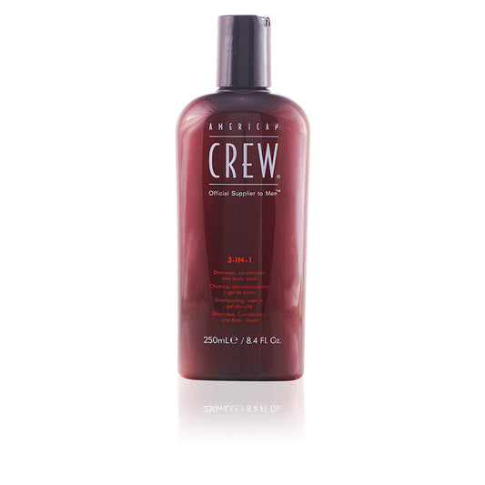 American Crew Crew 3 In 1 Shampoo, Conditioner & Body Wash 250 Ml