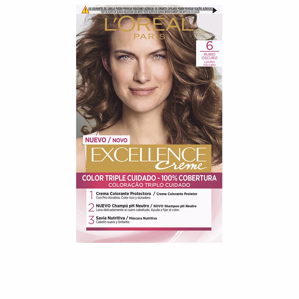 L'Oréal Paris Excellence Creme Dye #6-Dark Blonde 192 Ml