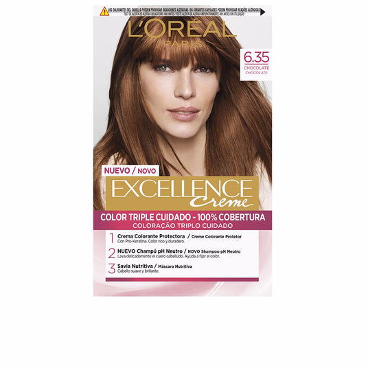 L'Oréal Paris Excellence Creme #6.35-Chocolate 192 Ml