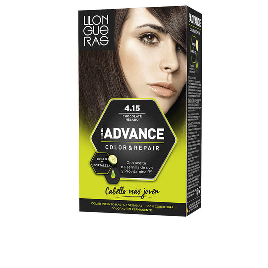 Llongueras Color Advance #4,15-Chocolate Helado 1 U