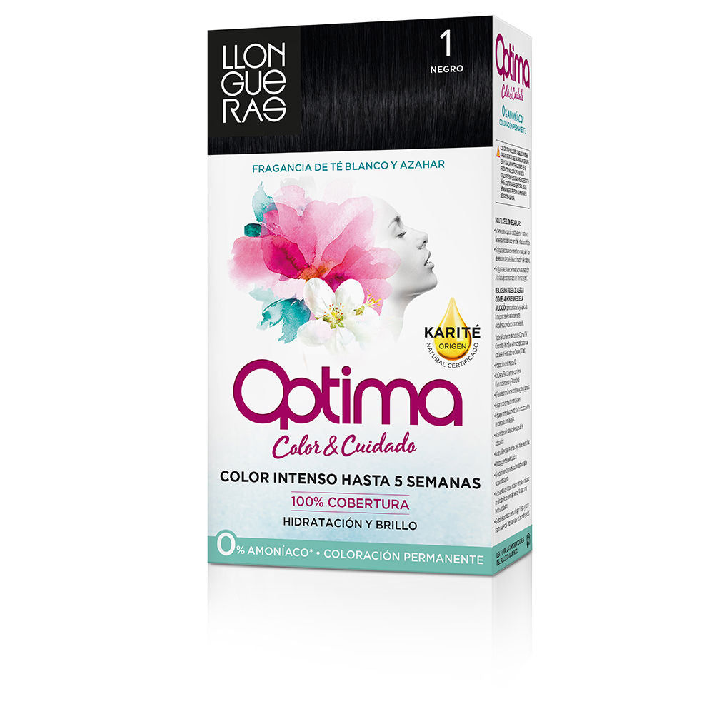 Llongueras Optima Hair Colour #1-Black 1 U