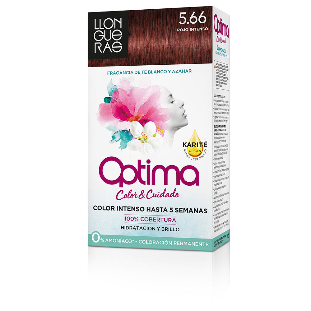 Llongueras Optima Hair Colour #5.66-Deep Intense Red 1 U
