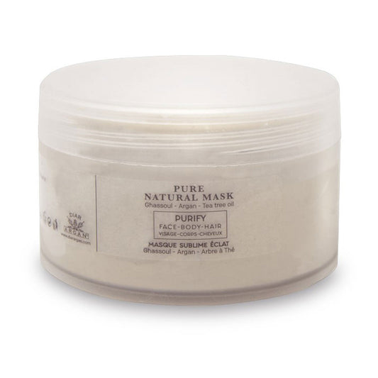 NATURAL MASK pure argan oil and ghassoul 200 ml