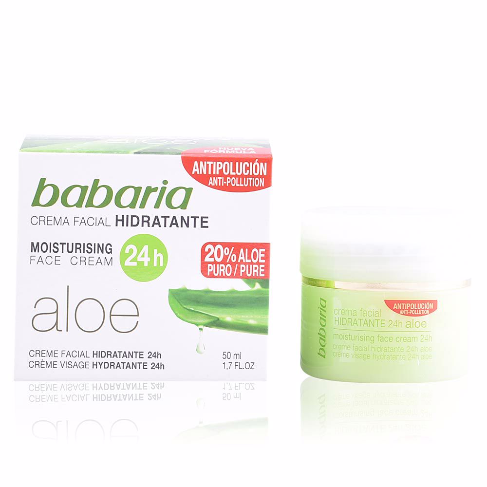 Babaria Aloe Vera Moisturizing Cream 24 Hours 50 Ml - Salevare.com
