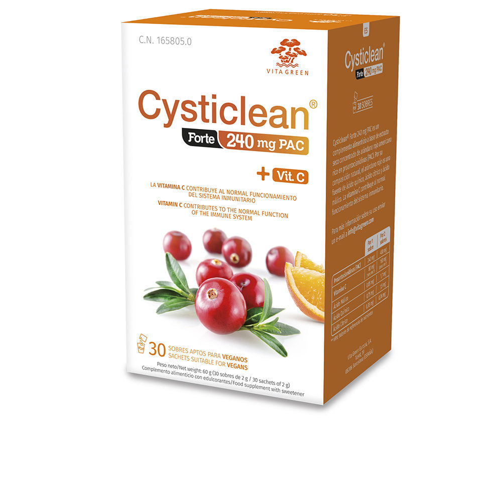CYSTICLEAN FORTE with PAC and Vit C and Cranberry sachets 30 units
