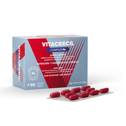 VITACRECIL COMPLEX FE caída capilar cápsulas 90 u