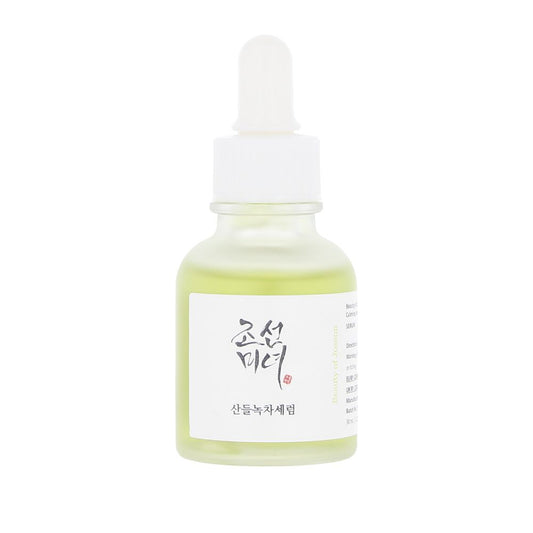 CALMING SERUM green tea + panthenol soothes and strengthens hydration 30 ml