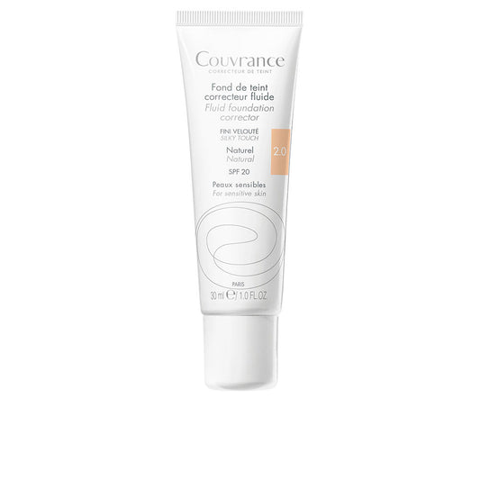 COUVRANCE fluid makeup base for sensitive skin #natural 30 ml
