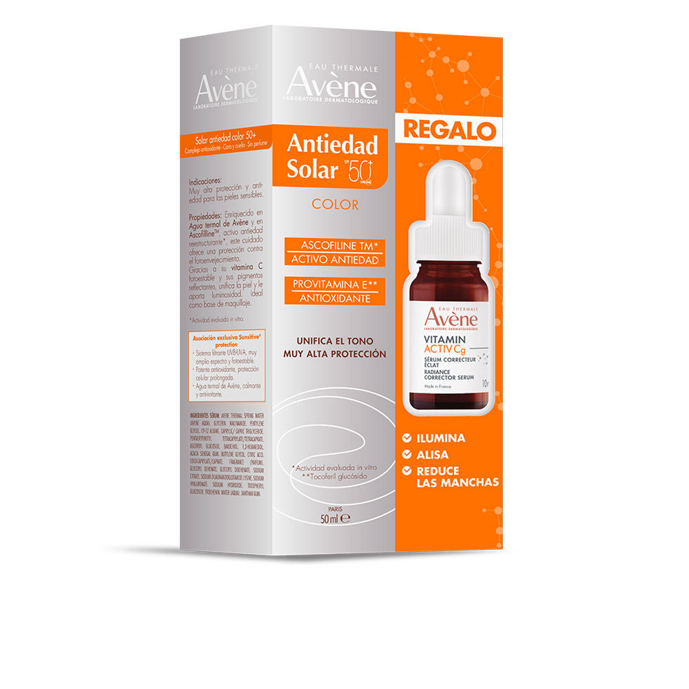 SOLAIRE ANTI-AGING WITH COLOR SPF 50+ 2-pack