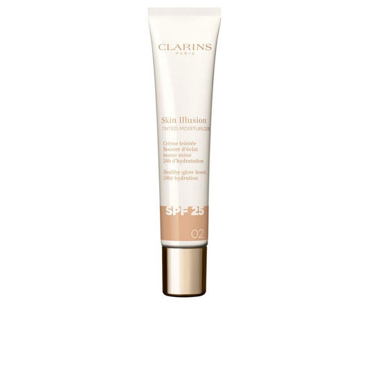 SKIN ILLUSION TINTED MOISTURIZER anti-aging tinted glow treatment SPF 25 #02 40 ml