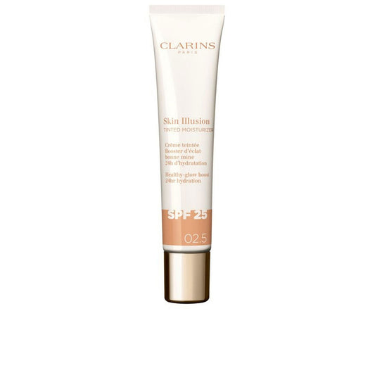 SKIN ILLUSION TINTED MOISTURIZER anti-aging tinted glow treatment SPF 25 #02.5 40 ml