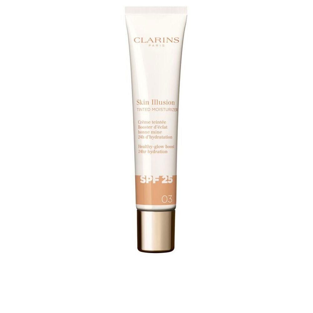 SKIN ILLUSION TINTED MOISTURIZER anti-aging treatment with glow effect SPF 25 #03 40 ml