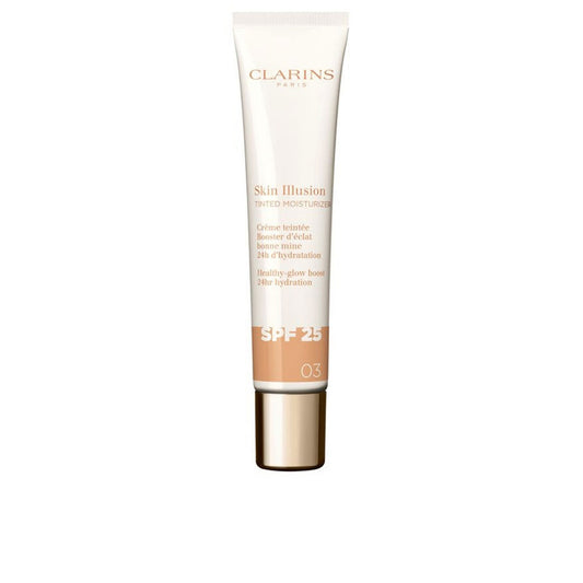 SKIN ILLUSION TINTED MOISTURIZER anti-aging treatment with glow effect SPF 25 #03 40 ml