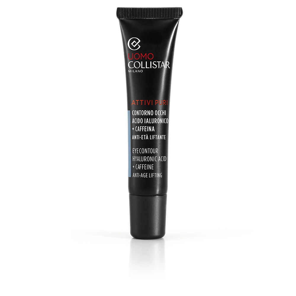 UOMO ATTIVI PURI contorno de ojos ácido hialurónico y cafeína 15 ml