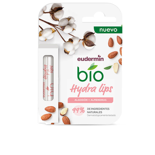 BIO MOISTURIZING LIP BALM cotton + almonds E 4.8 gr