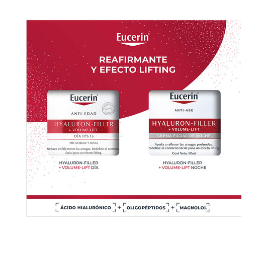 HYALURON FILLER + VOLUME-LIFT DAY CREAM FOR NORMAL TO COMBINATION SKIN, 2-PIECE SET