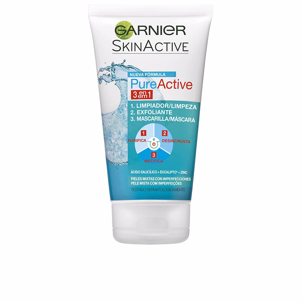PURE ACTIVE 3-in-1 Cleanser for Combination Skin with Imperfections 150 ml Gel